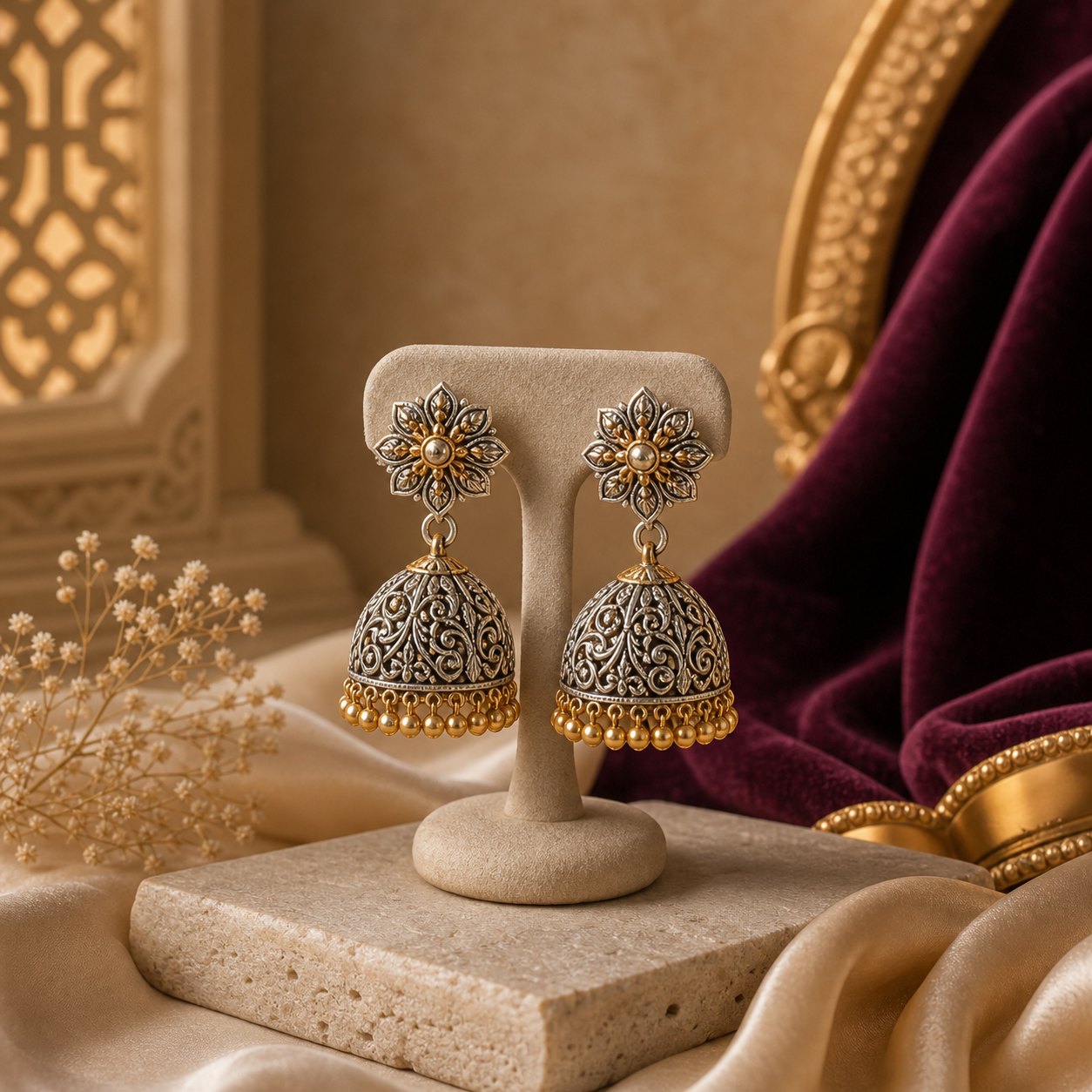 Silver earring collection